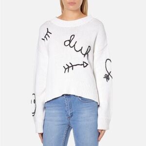 WILDFOX Women's Yr Dreams Duh Jumper in White XS